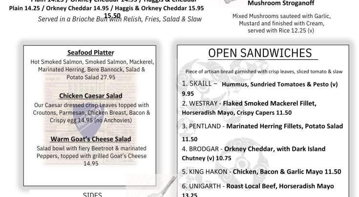 VC menu 2024