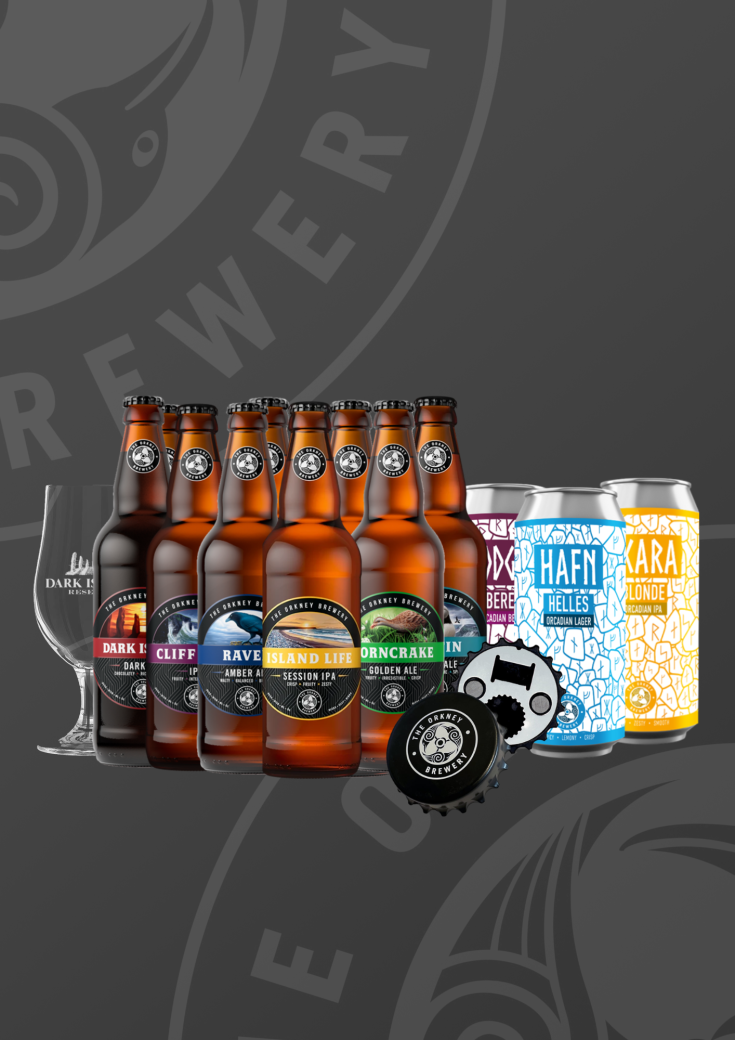 orkney beers in fathers day box
