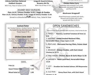 VC menu 2024